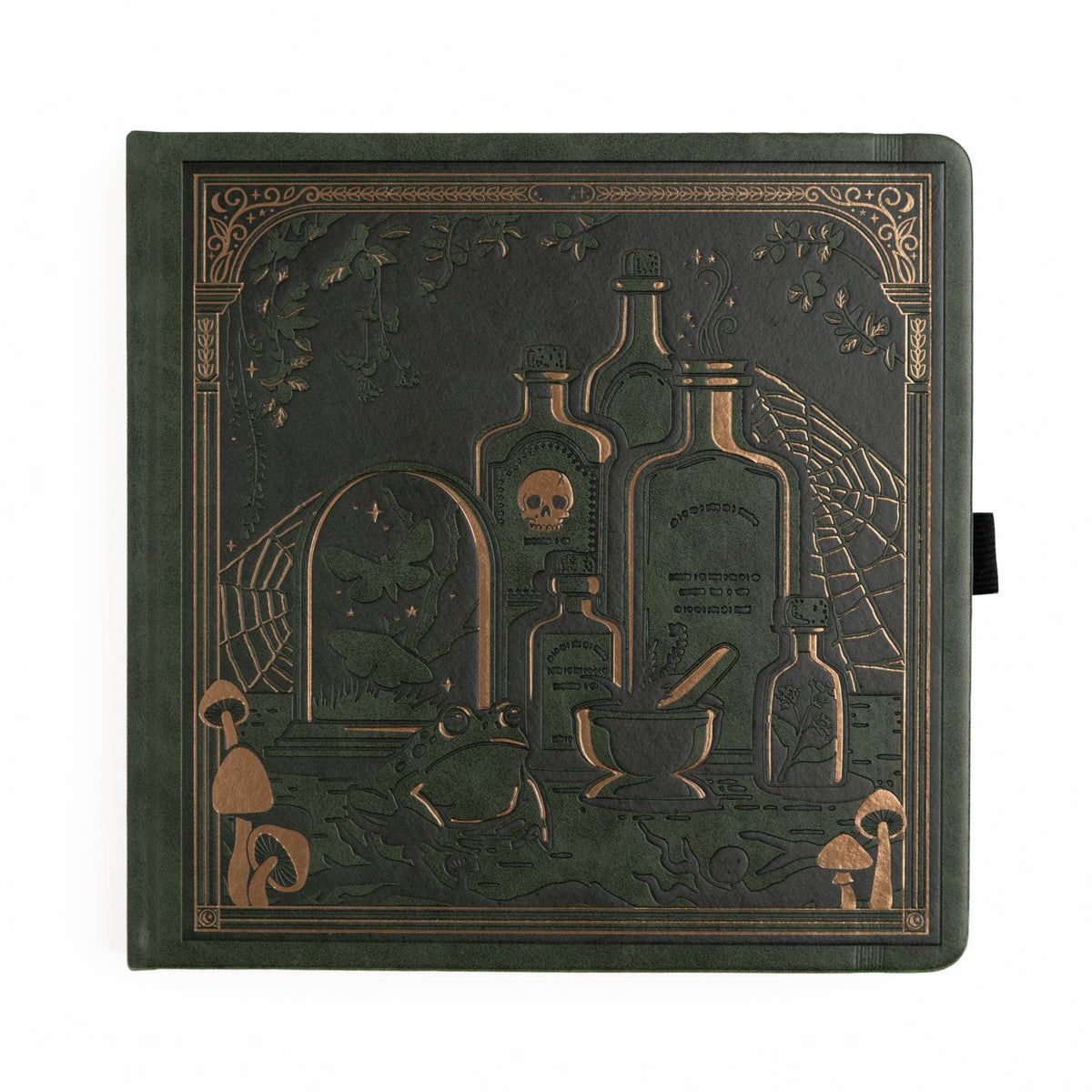Apothecary Shelf | Notebook: White Dot Grid / 8x8: 160 Pages
