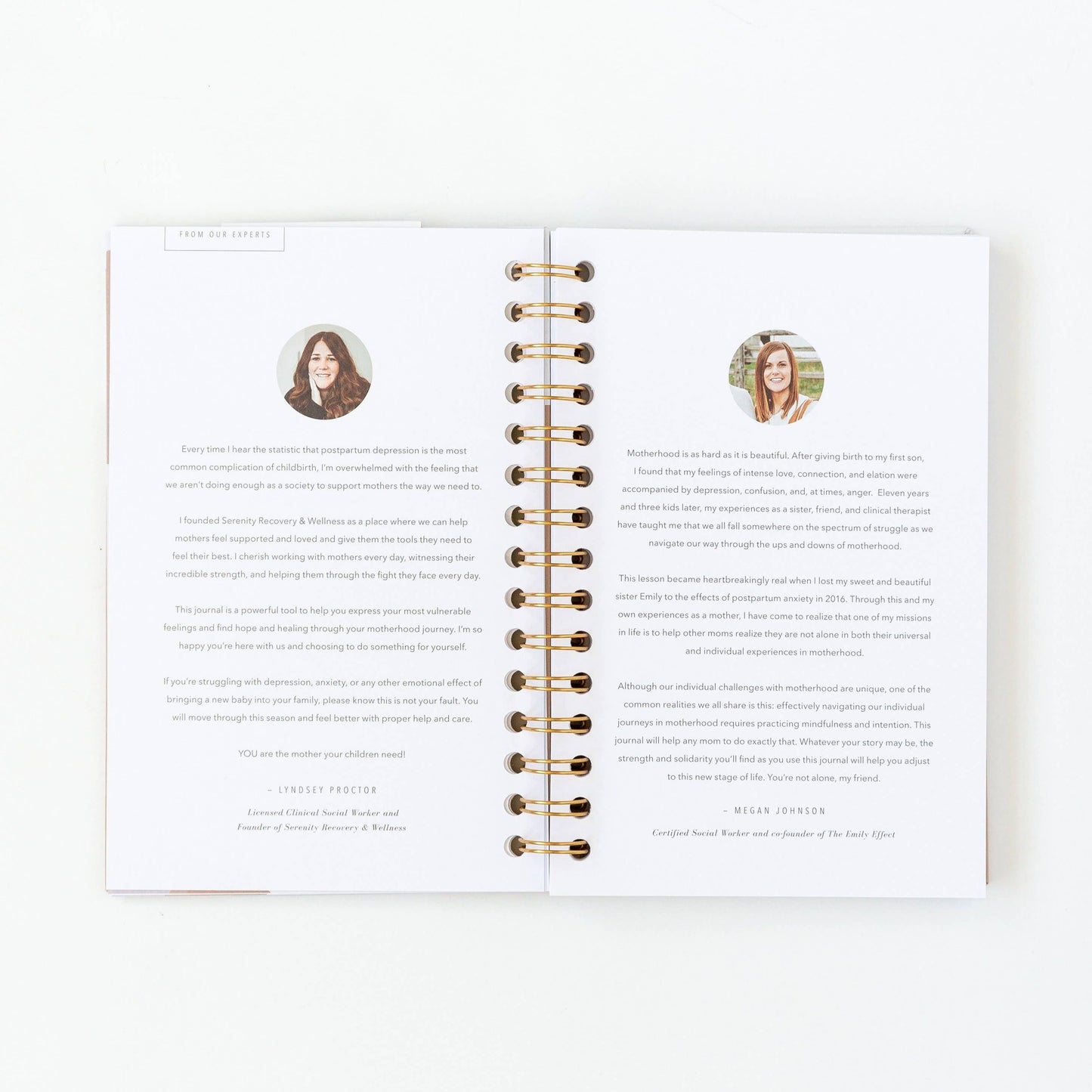 My Postpartum Journal: Cashew Leatherette