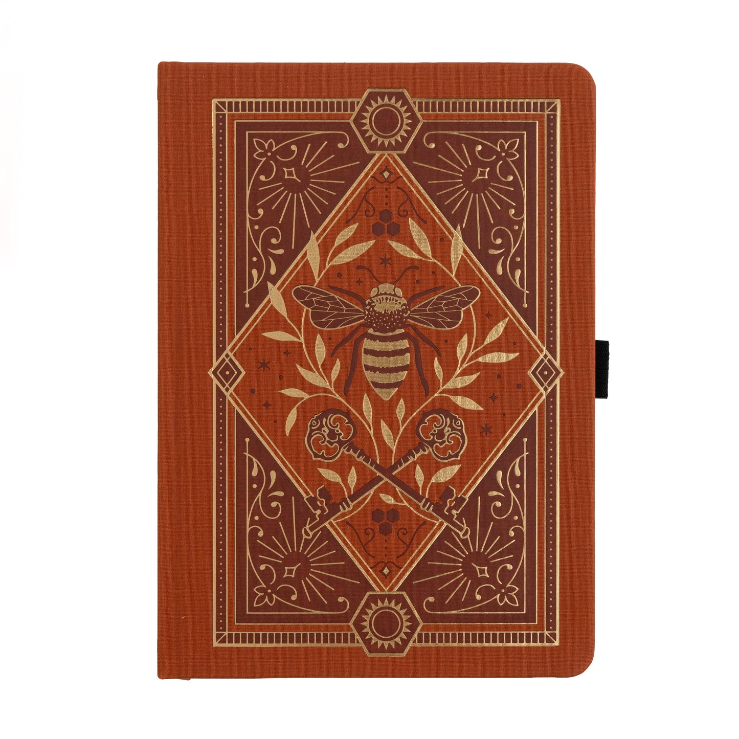 Keeper of Bees in Rust | Books: Ivory Dot Grid / A5: 192 Pages
