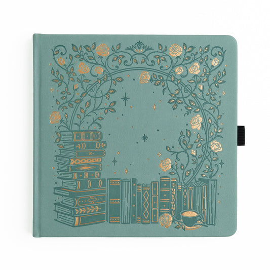 Books of Beauty Notebook: Dot Grid / 8x8: 160 Pages