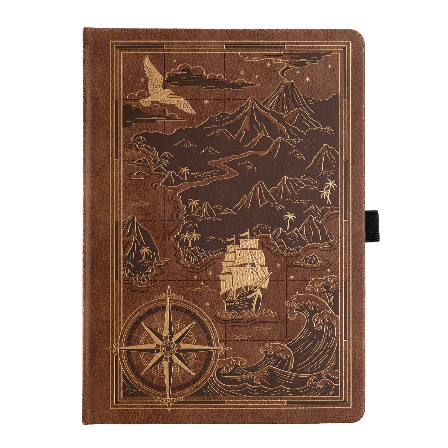 Treasure Map Notebook: Lined A5: 192 Pages