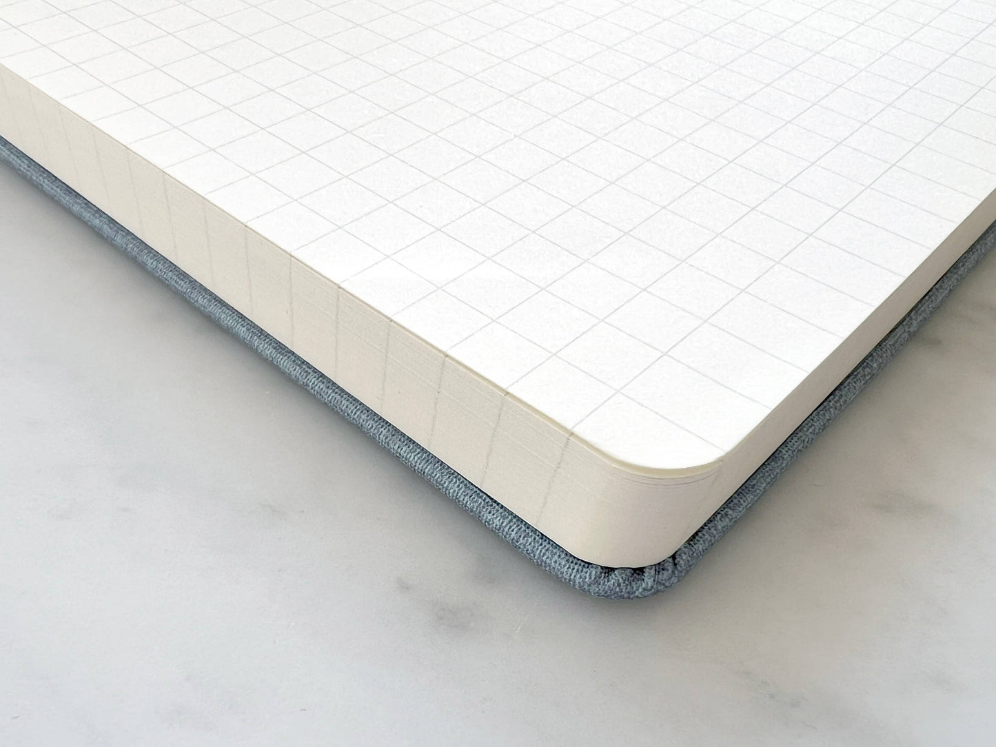 Grid Notepad with Brass Screw Binding