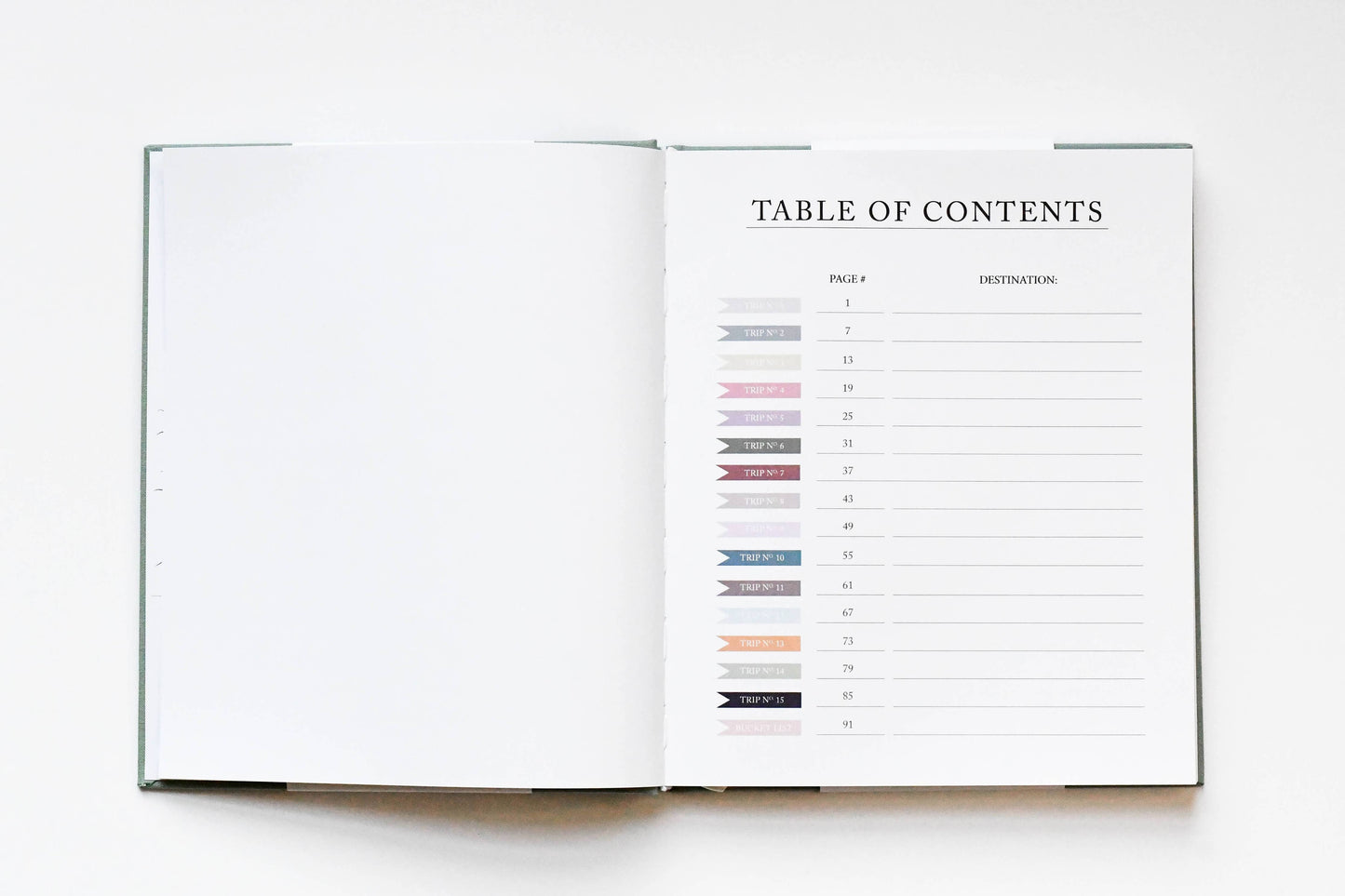 Duncan & Stone Travel Journal – Sage Green