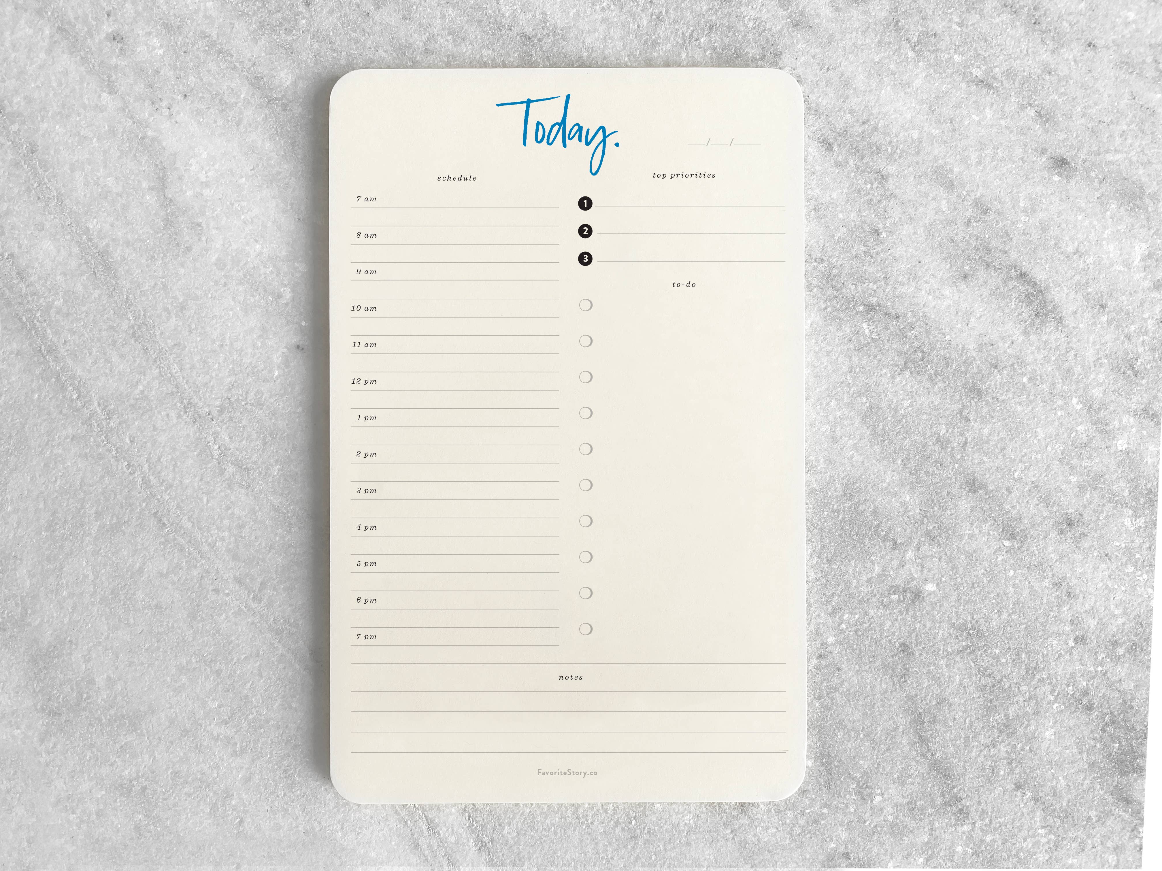 Writing Notepad Journal Today Planning Notepad – 50 Sheets – Lakeside Journals