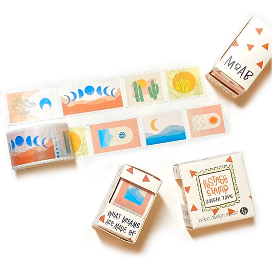 Moab- Postage Stamp Washi Tape