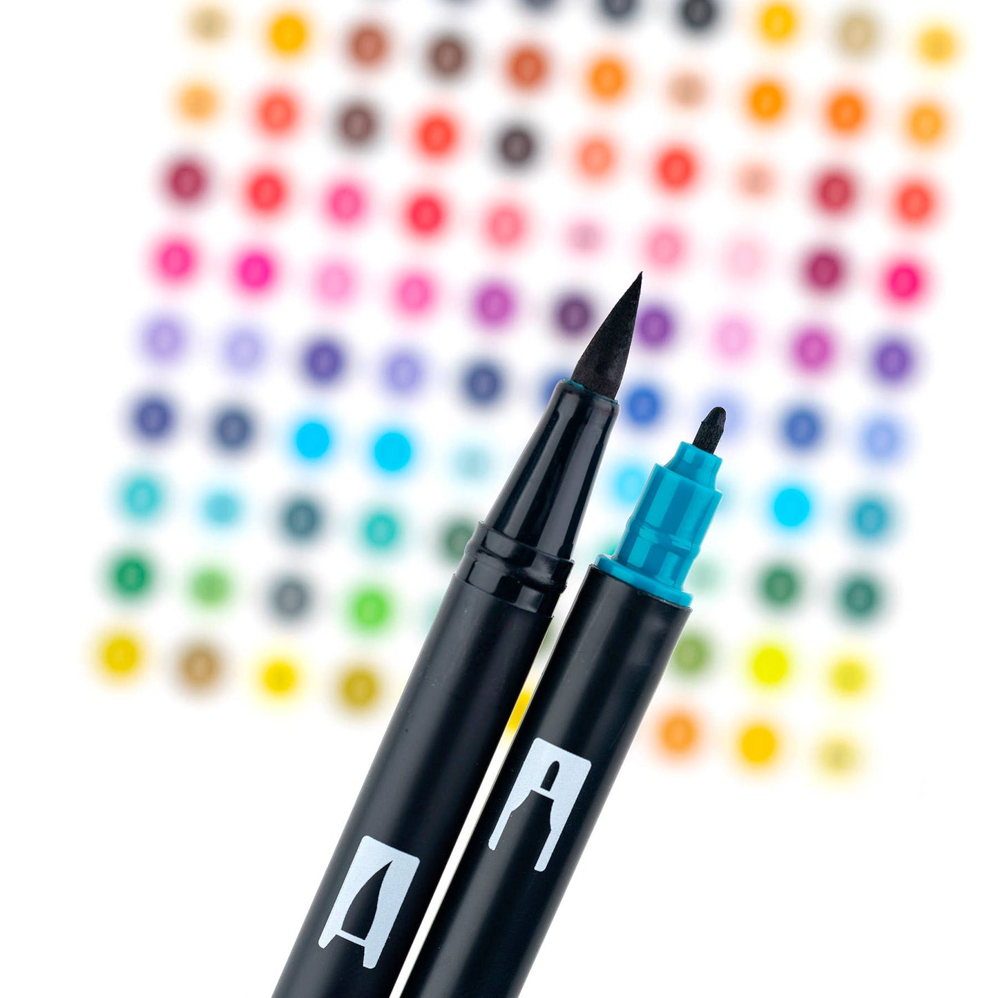 Tombow Dual Brush Pen, Tropical ,10-Pack +Free Fudenosuke