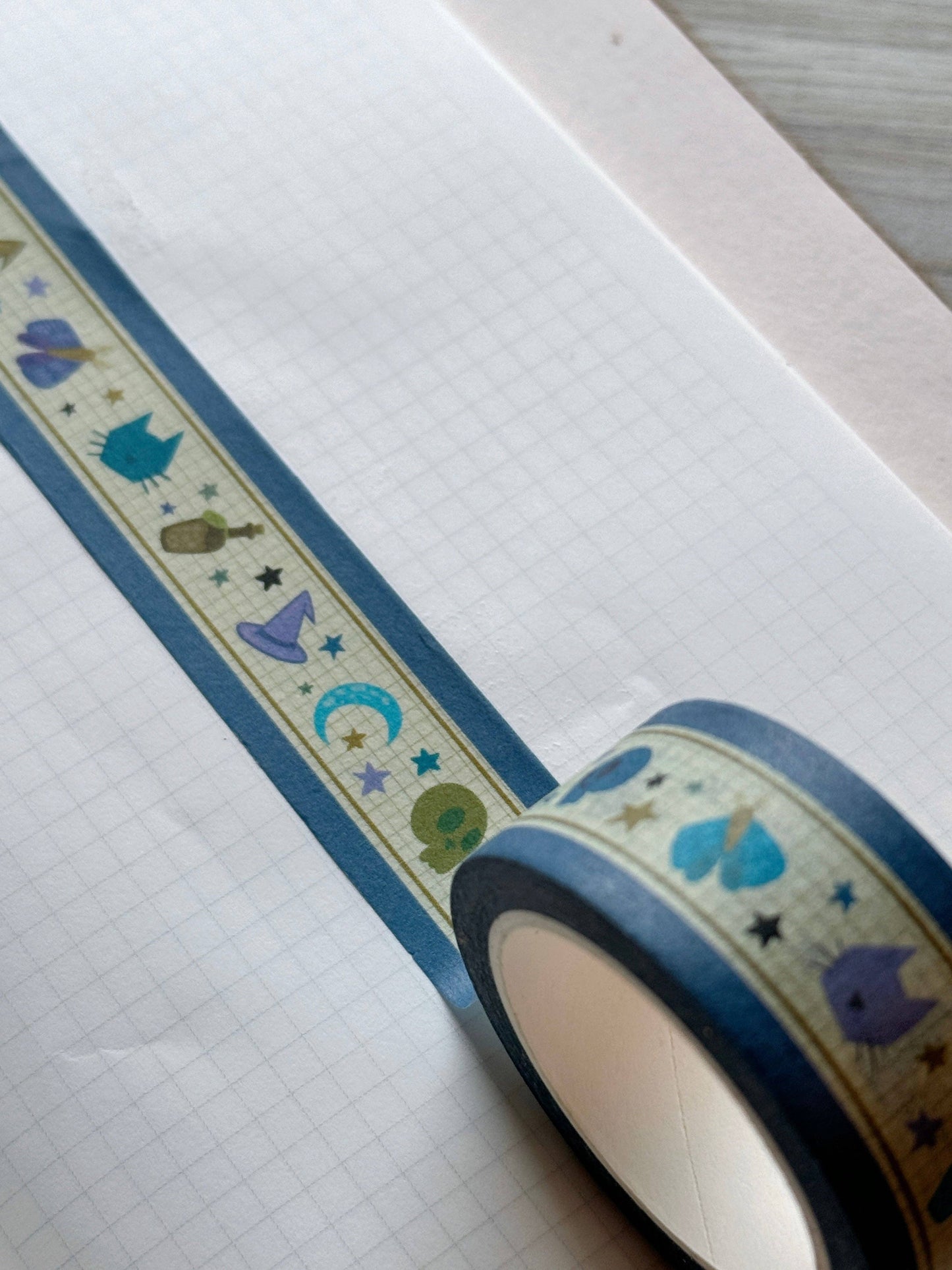 Green Witching Hour Elements Washi Tape
