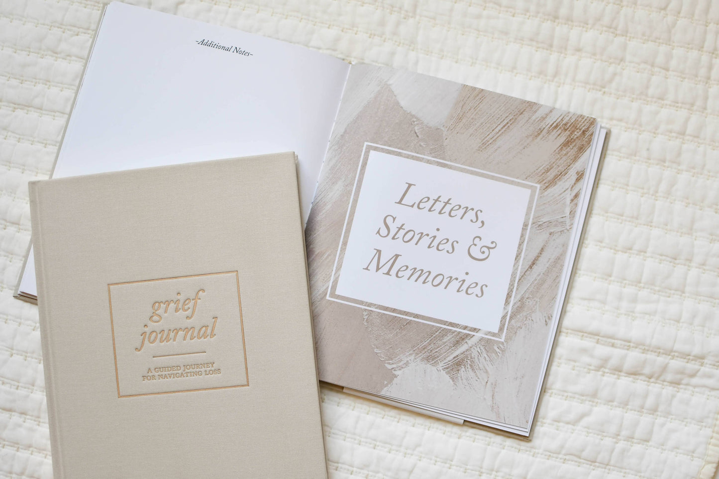 Duncan & Stone Paper Co. Grief Journal | Sympathy Gift | Guided Journal - Teal