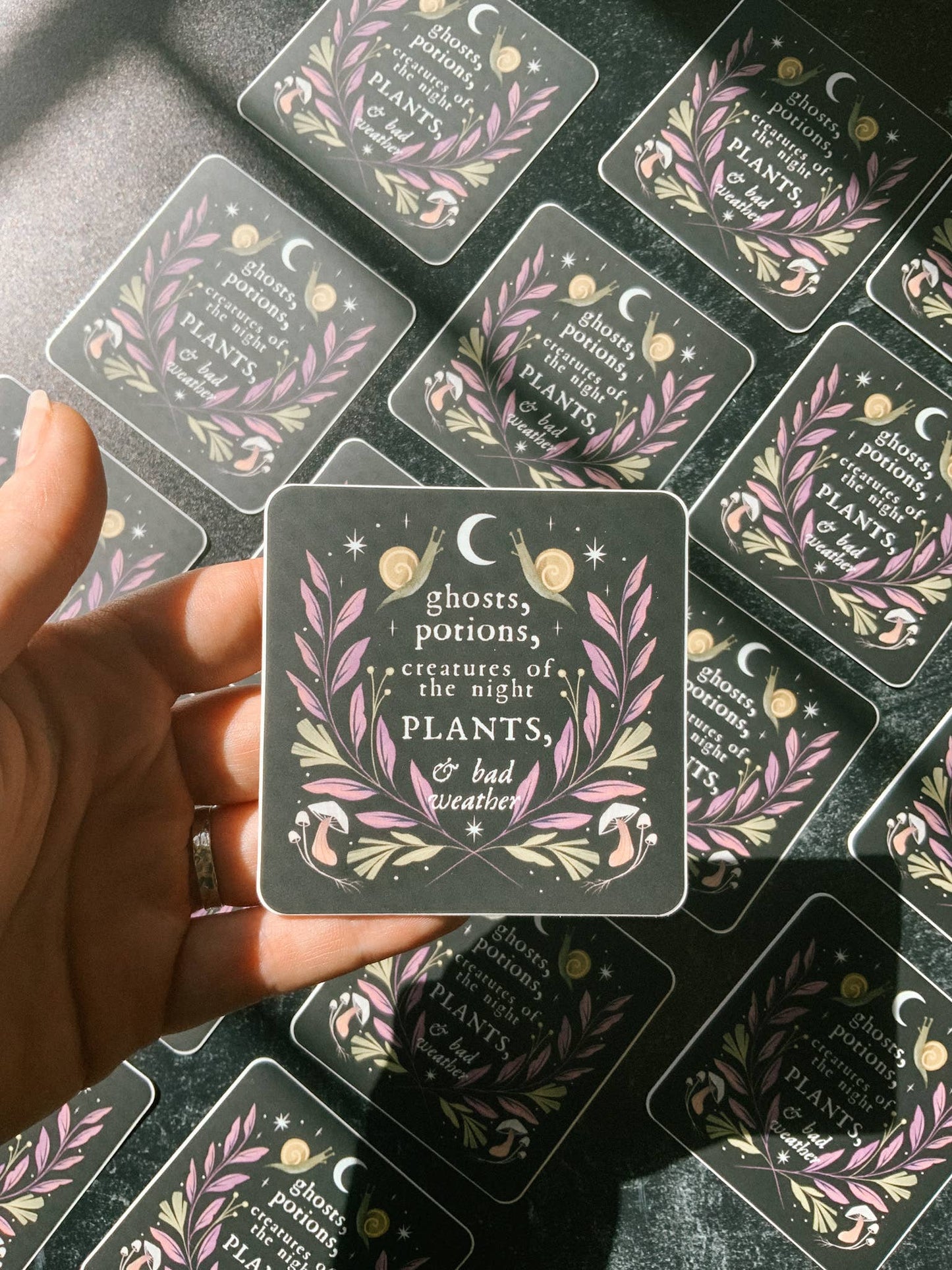 Creatures of the night vinyl sticker - 3x3" matte finish