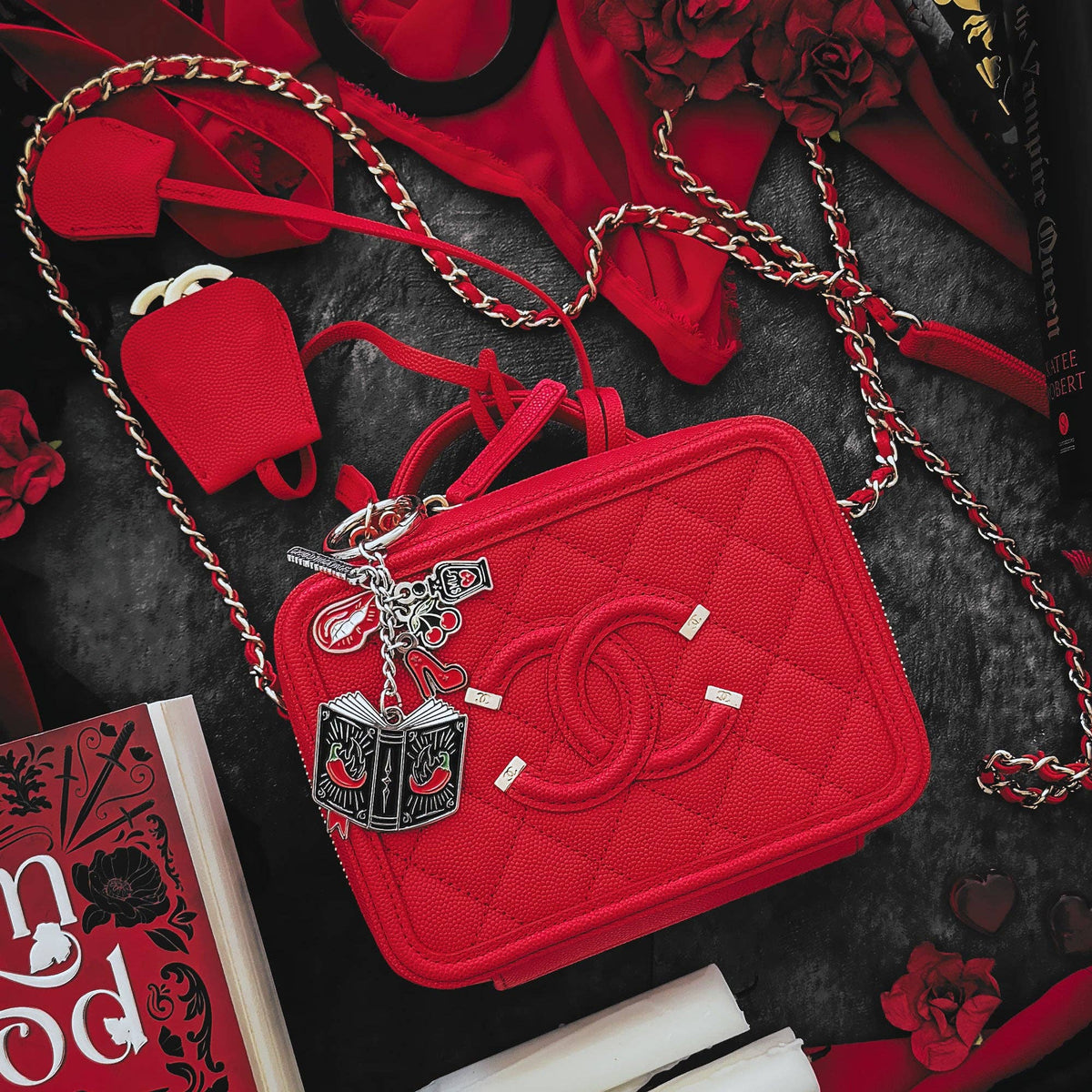 A Little Wicked Bag Charm (Original Artwork)