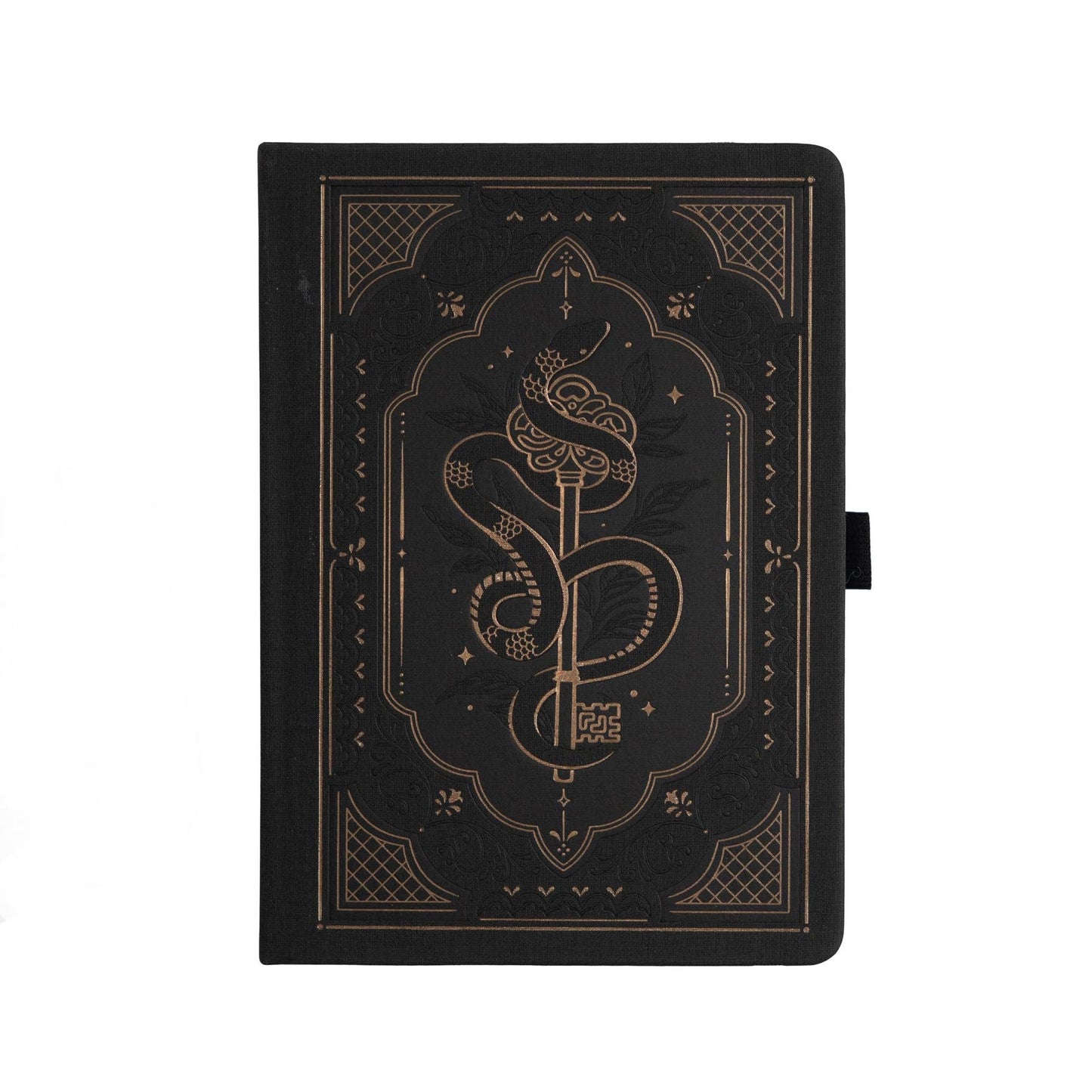 Coiled Key Dot Grid Notebook: Black / B5: 160 Pages