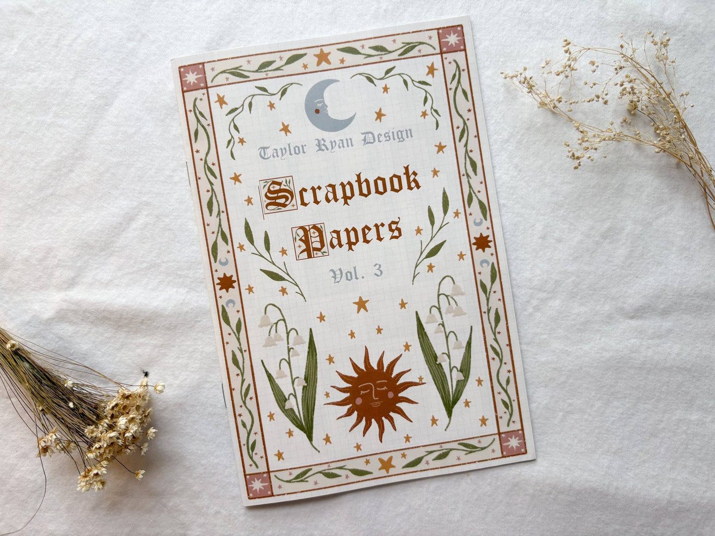 Scrapbook Papers Booklet Vol. 3 | Decorative Journaling Paper