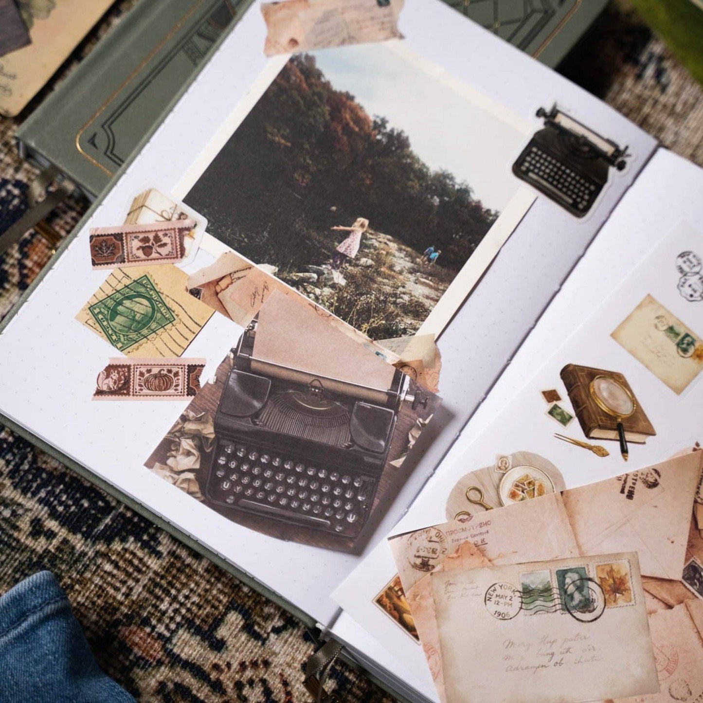 Quiet Corners Collage Paper Book