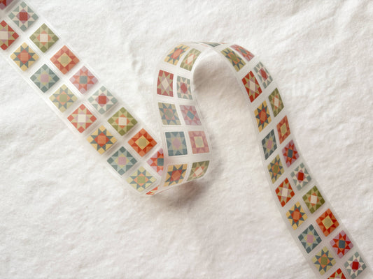 Whimsy Quilt Squares PET Tape (PRE-CUT)