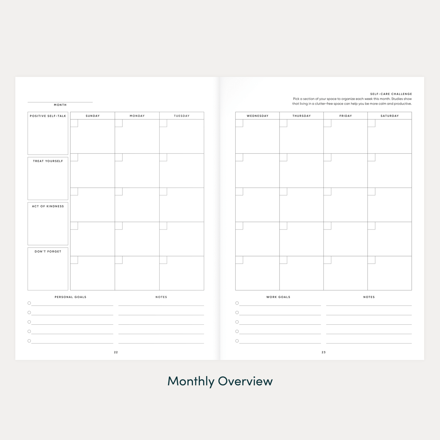 Self‑Care Planner – 13‑Week Edition