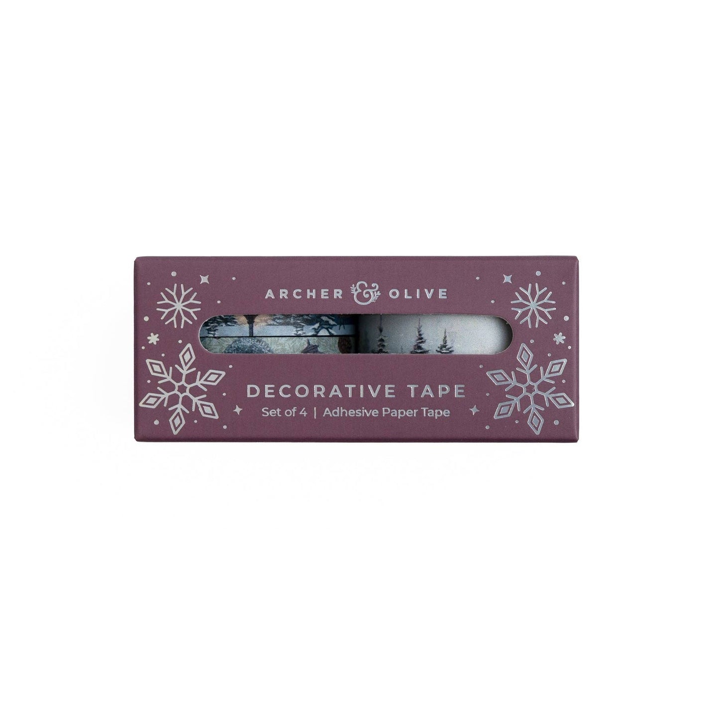 Lamp Post Washi Tape Set - 4 Rolls