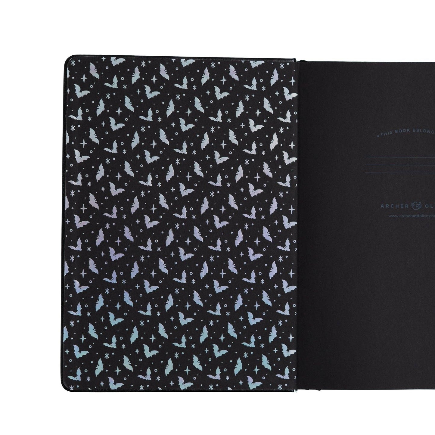 Cute Bat Dot Grid Notebook A5