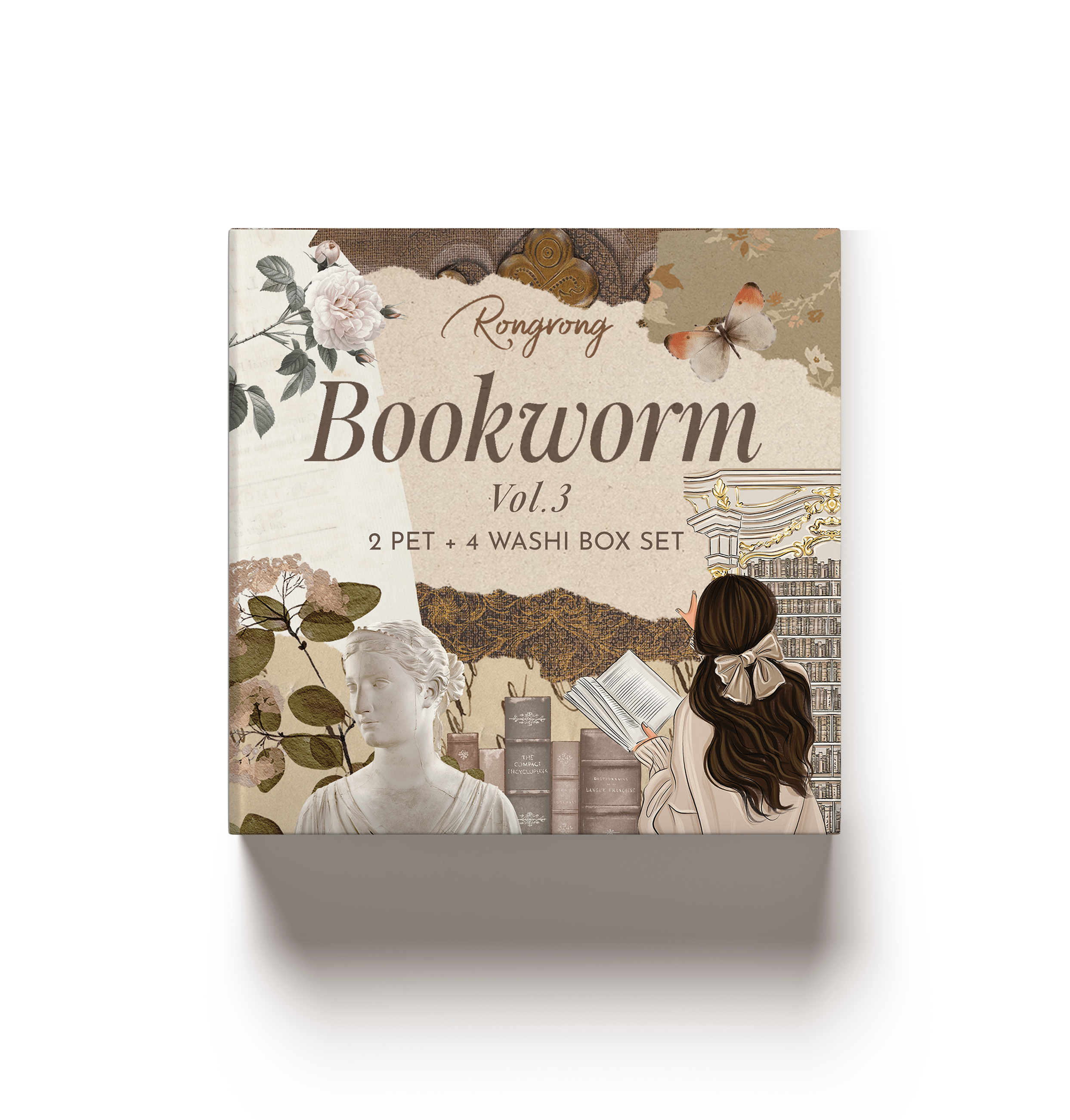 Bookworm Vol.3 Pre-cut PET Tape + Washi Box Set – Lakeside Journals