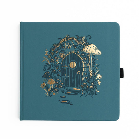 Fairy House | Notebook: Dot Grid / 8x8: 160 Pages
