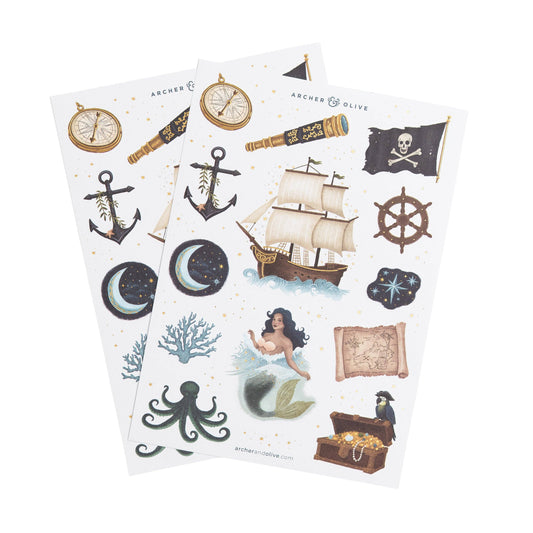 Stickers: Treasure Map