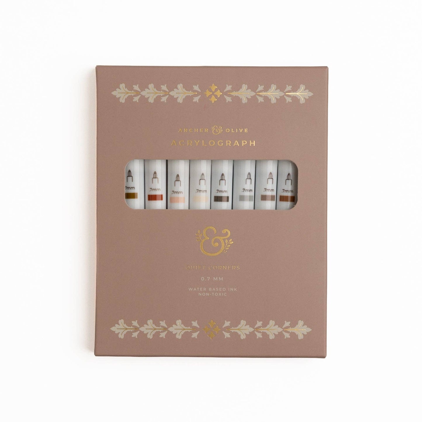 Quiet Corners | Set of 10 Acrylograph Pens