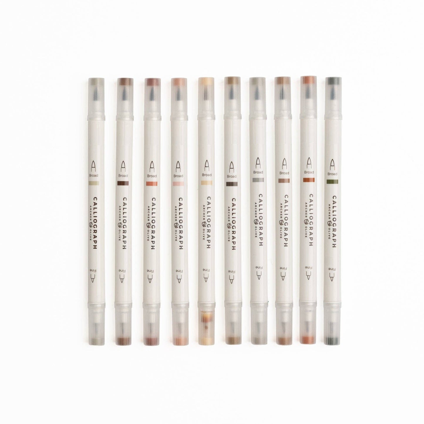 Quiet Corners | Set of 10 Calliograph Pens