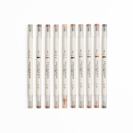 Quiet Corners | Set of 10 Calliograph Pens