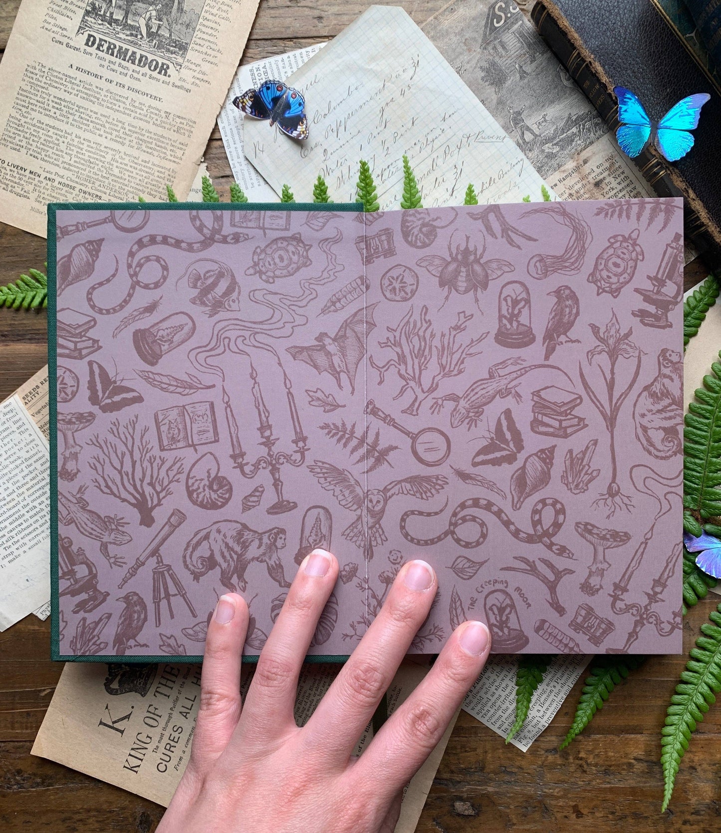 🌿 The Botanist B6 Vegan Watercolor Sketchbook - Silver