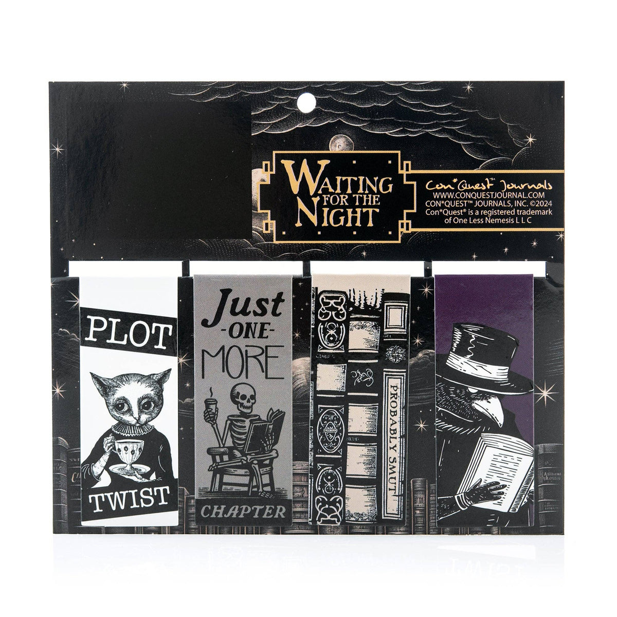 Waiting for the Night Magnetic Bookmarks (4-Pack)