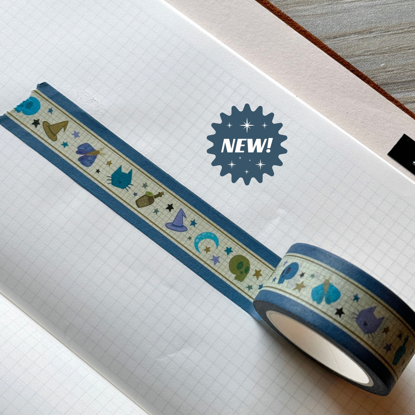 Green Witching Hour Elements Washi Tape