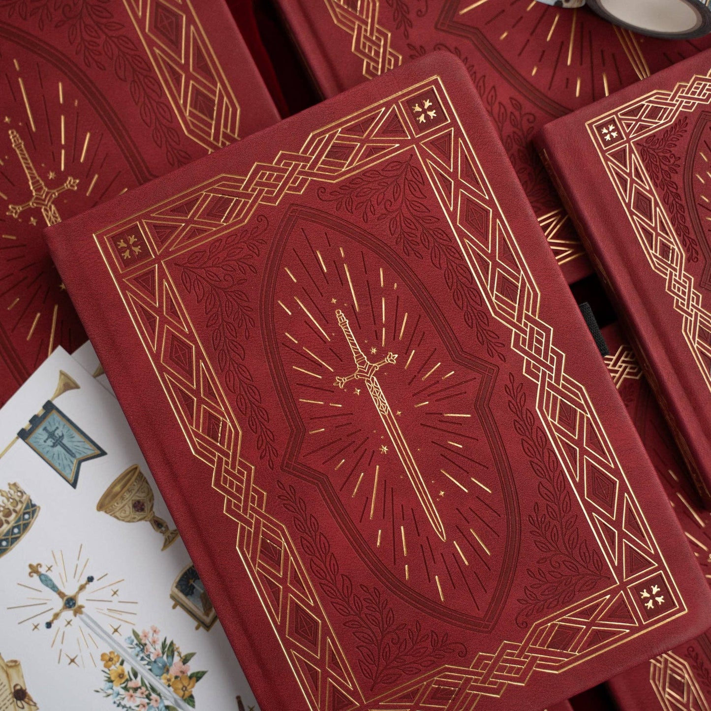 Knight's Sword Notebook: Dot Grid / B6: 112 Pages