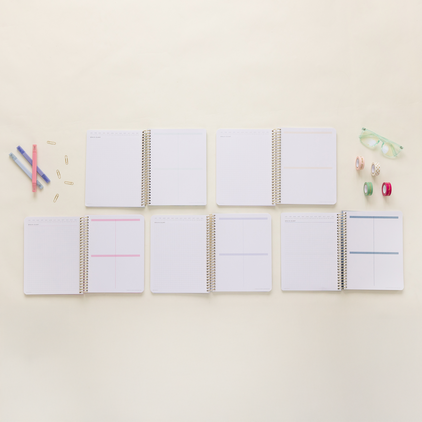 Refresh Brain Dump Journal | Navy