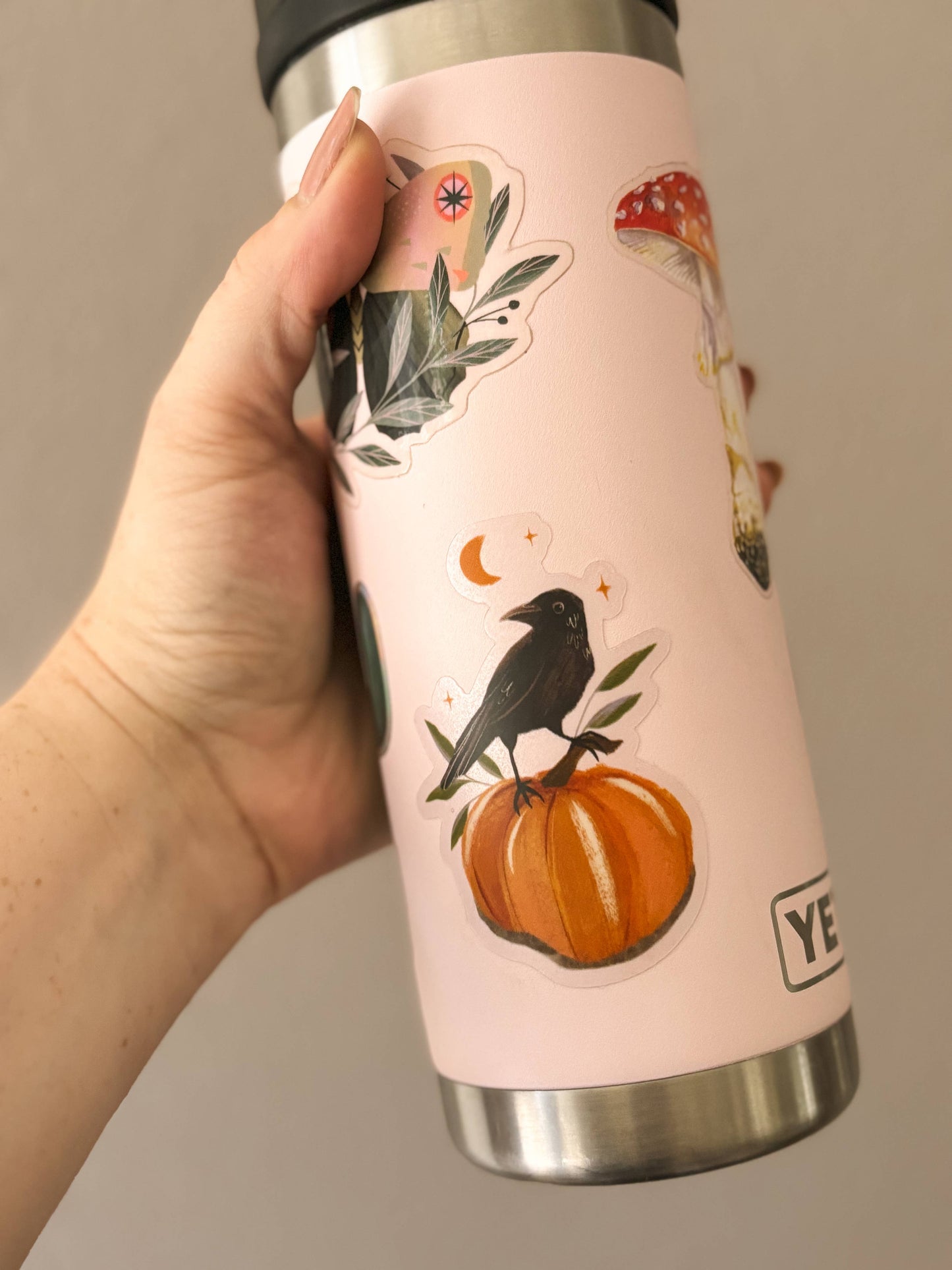 Harbinger & Pumpkin - Vinyl Crow Sticker