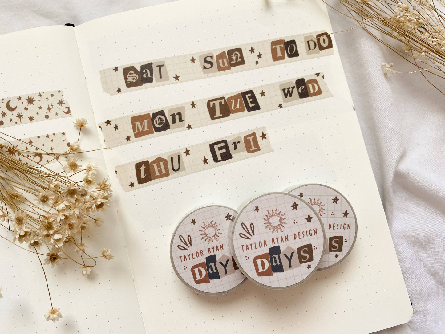 Days of the Week Washi Tape