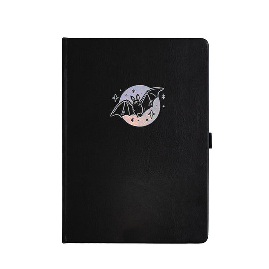 Cute Bat Dot Grid Notebook A5