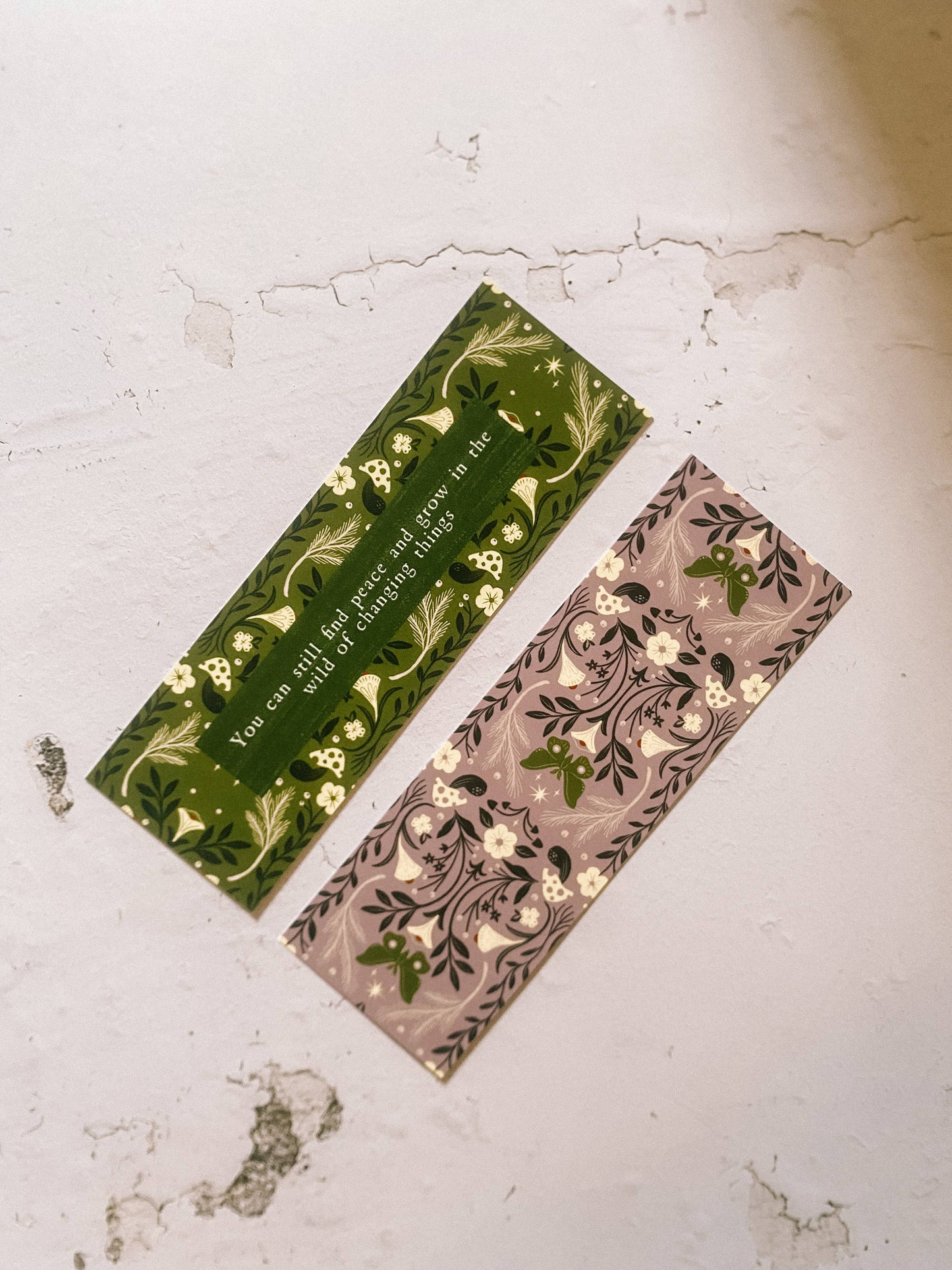 Literary Quote Bookmark - Grow in the Wild