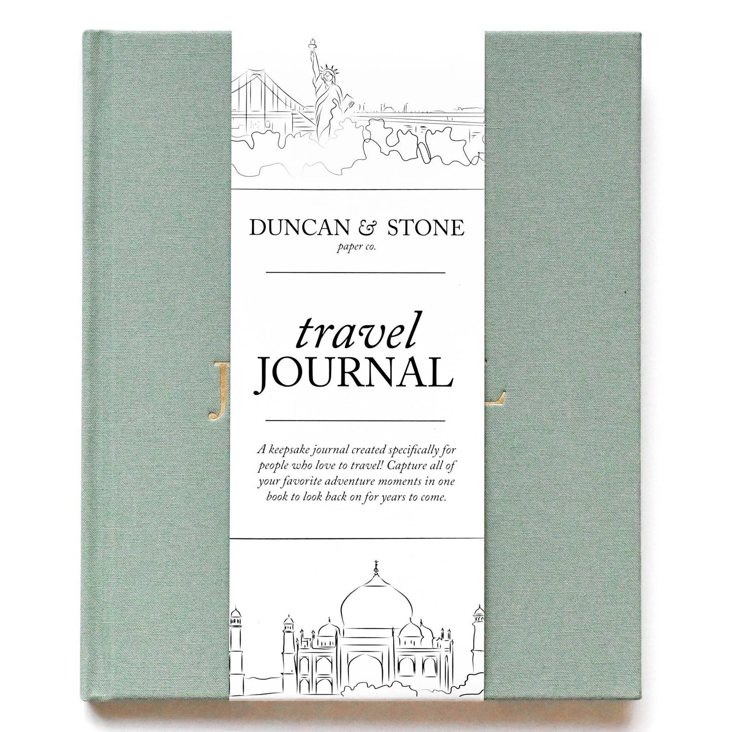 Duncan & Stone Travel Journal – Sage Green