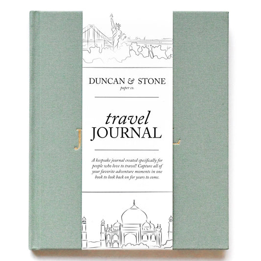Duncan & Stone Travel Journal – Sage Green