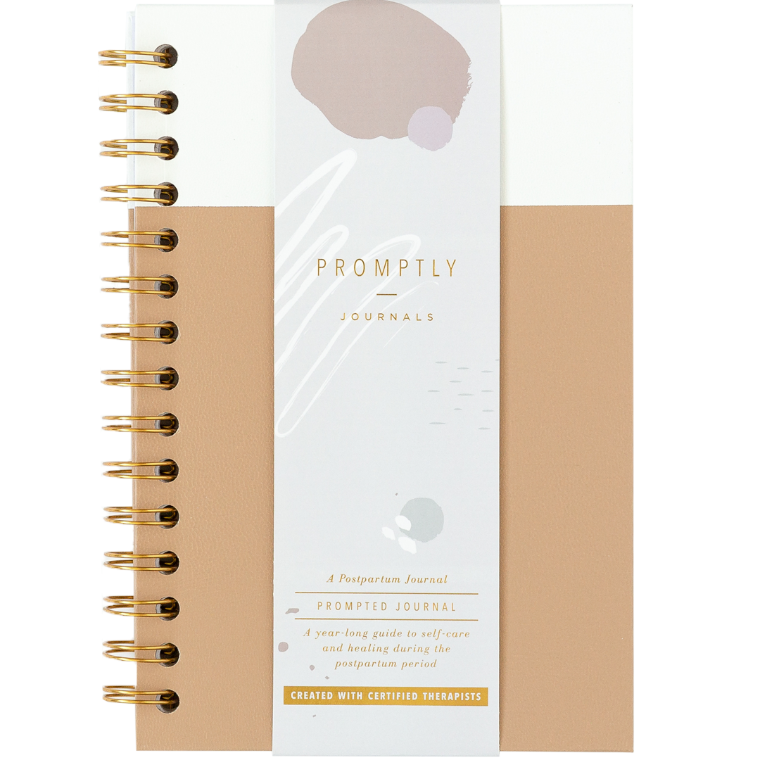 My Postpartum Journal: Cashew Leatherette