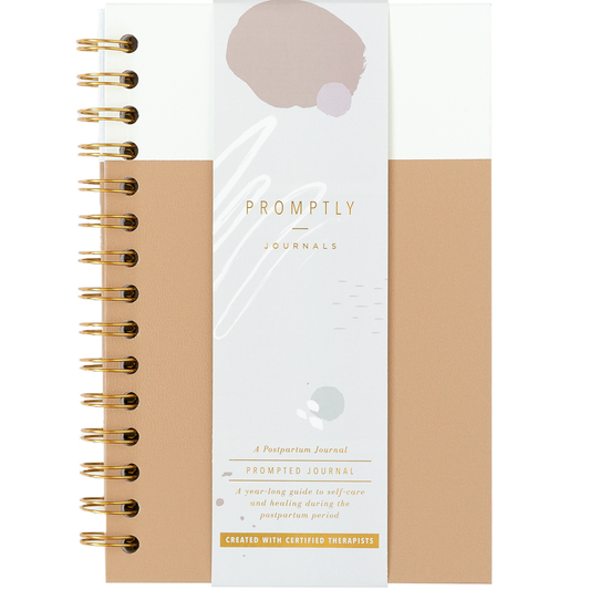 My Postpartum Journal: Cashew Leatherette