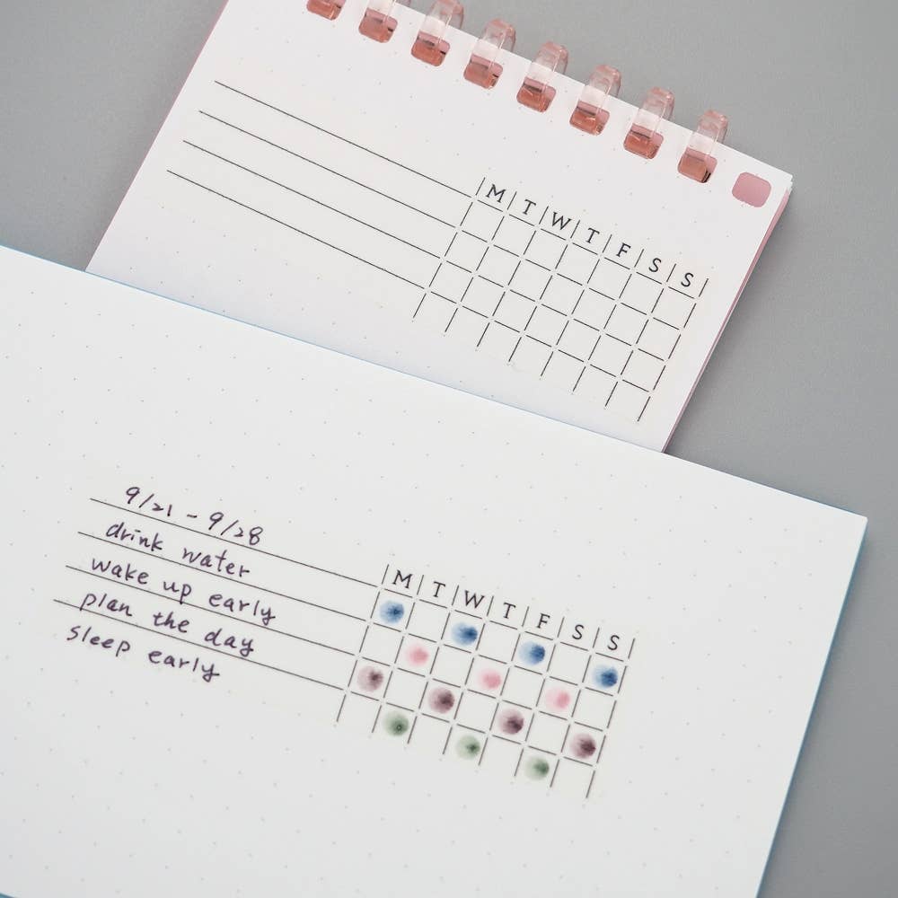 Weekly Habit Tracker Washi Stickers