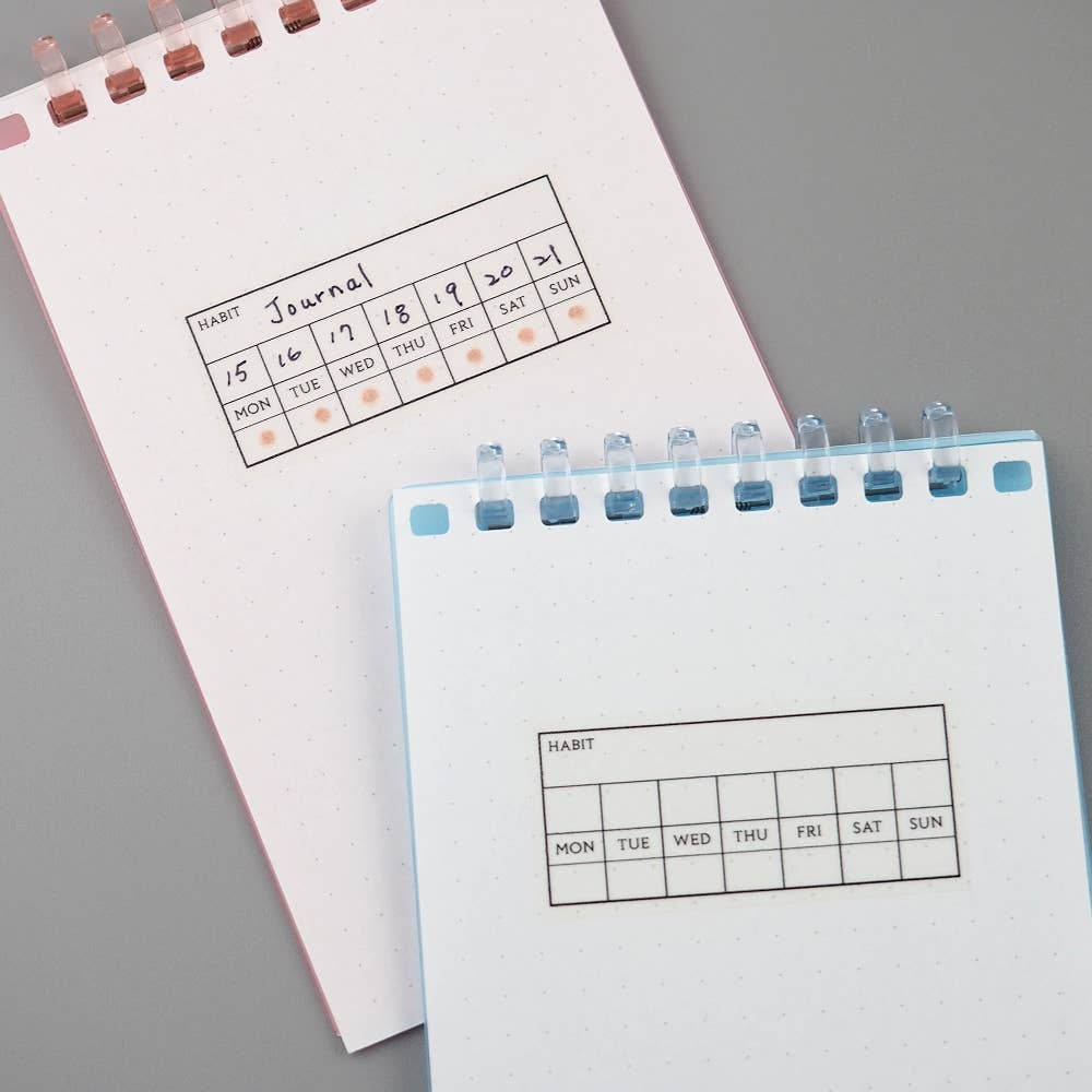 Weekly Routine Habit Tracker Washi Stickers