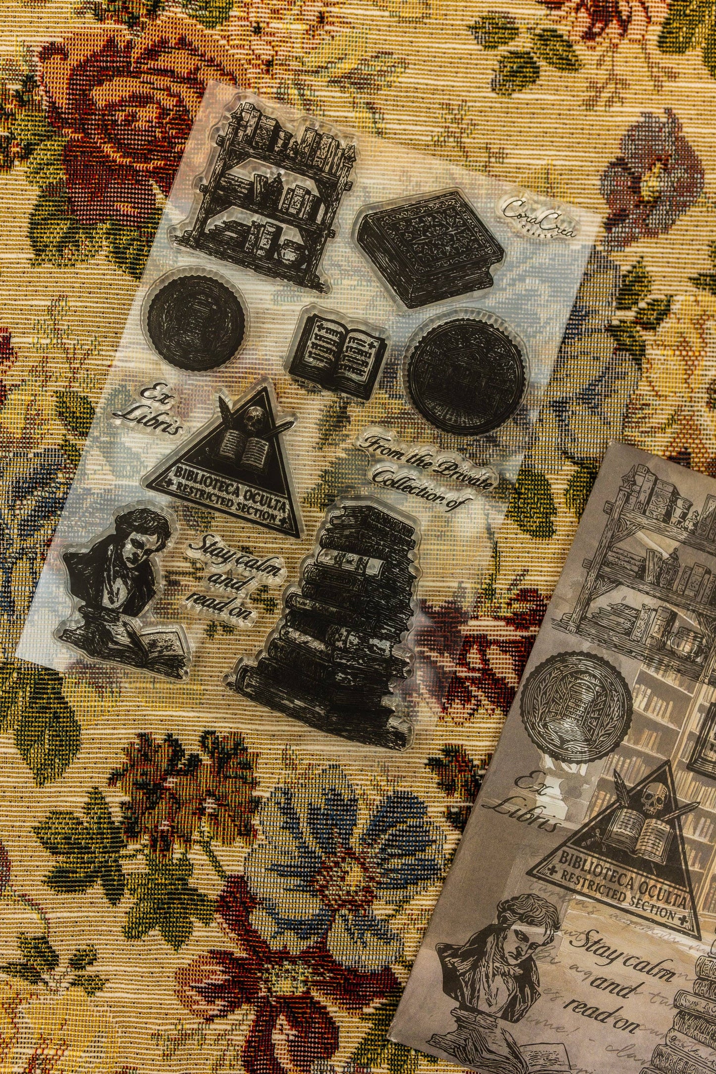 Library Clear Stamps