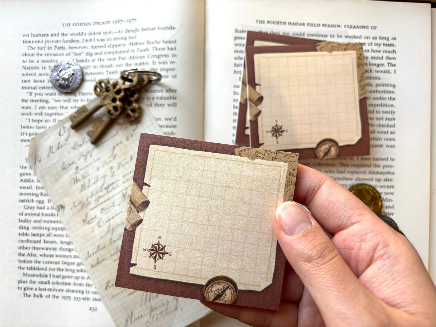 Cartographer's Map Sticky Note - 3x3