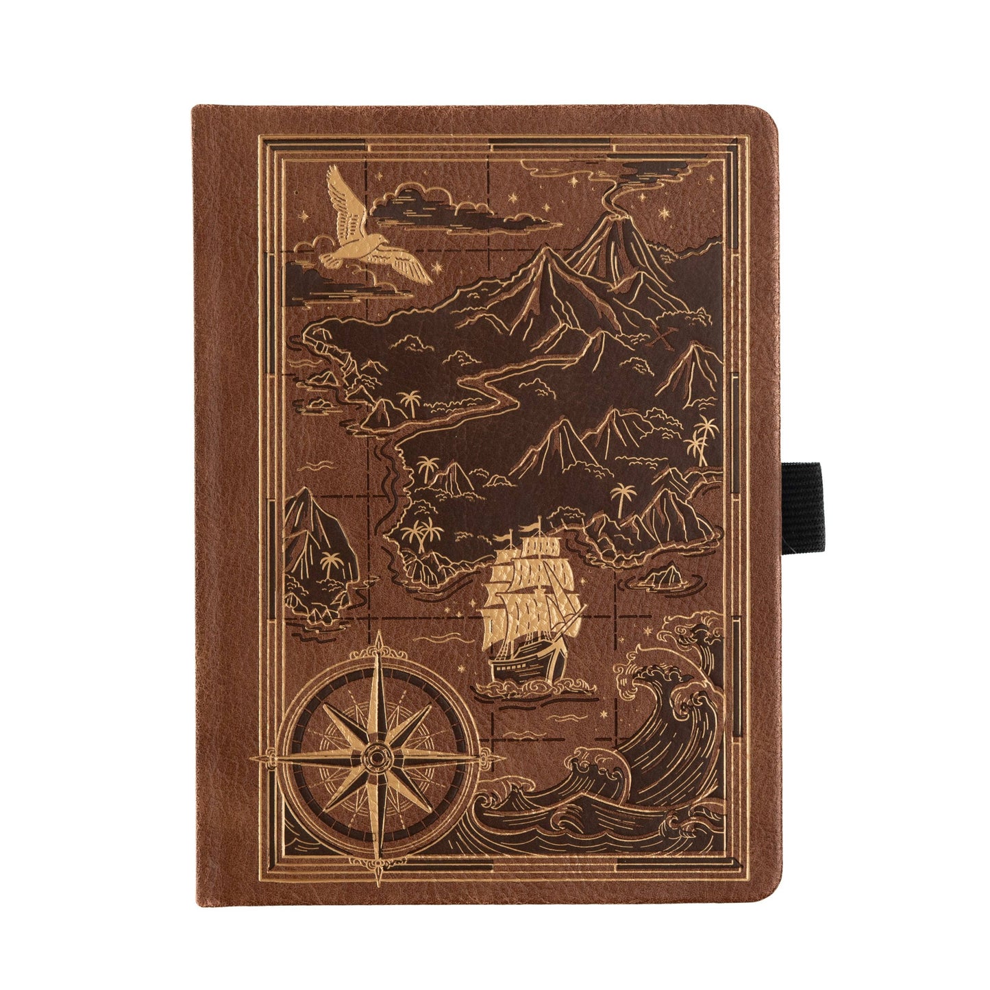 Treasure Map Notebook: Lined A5: 192 Pages