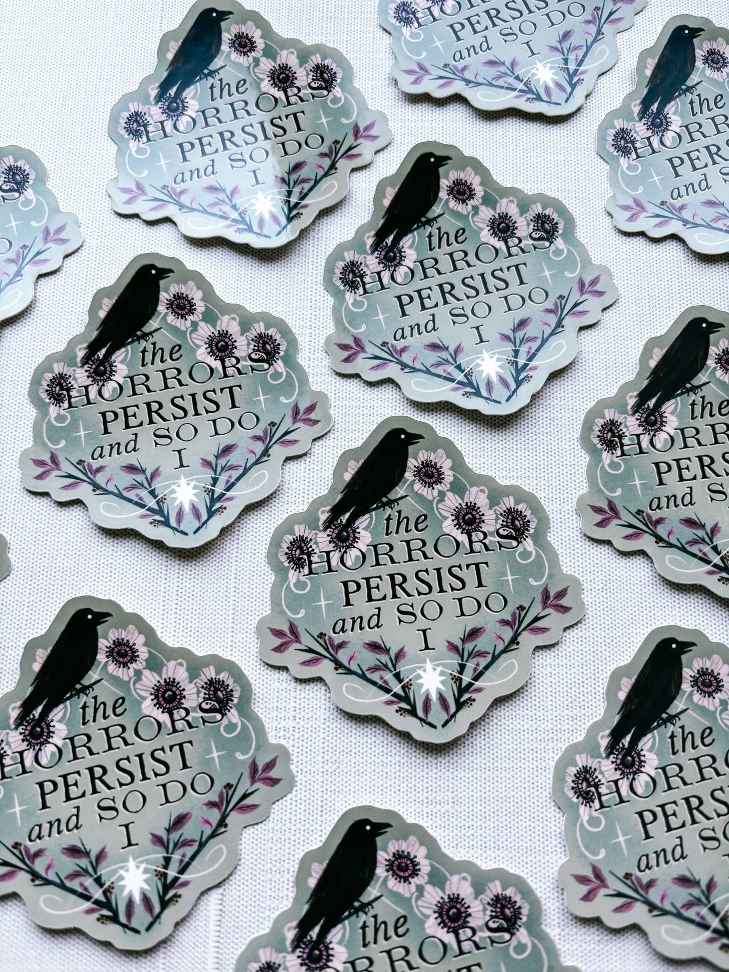 The Horrors - Vinyl Crow Sticker 3"