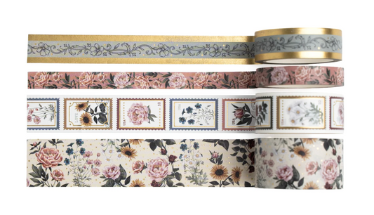 Antique Floral Washi Tape