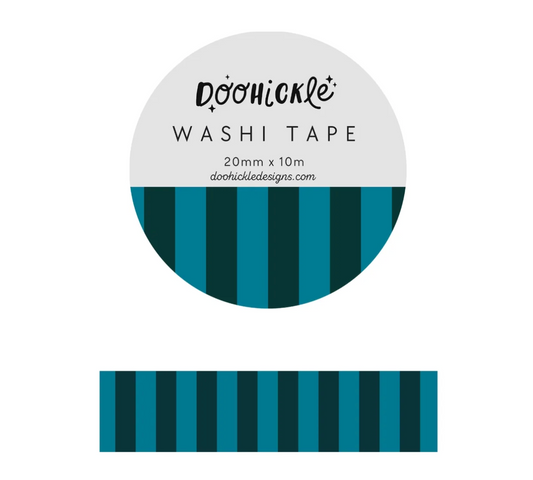 Midnight Blue Stripe Washi Tape