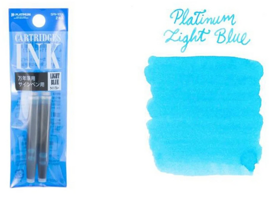 Platinum Ink Cartridge 2-Pack - Light Blue