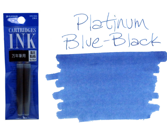Platinum Ink Cartridges 2-Pack - Blue Black